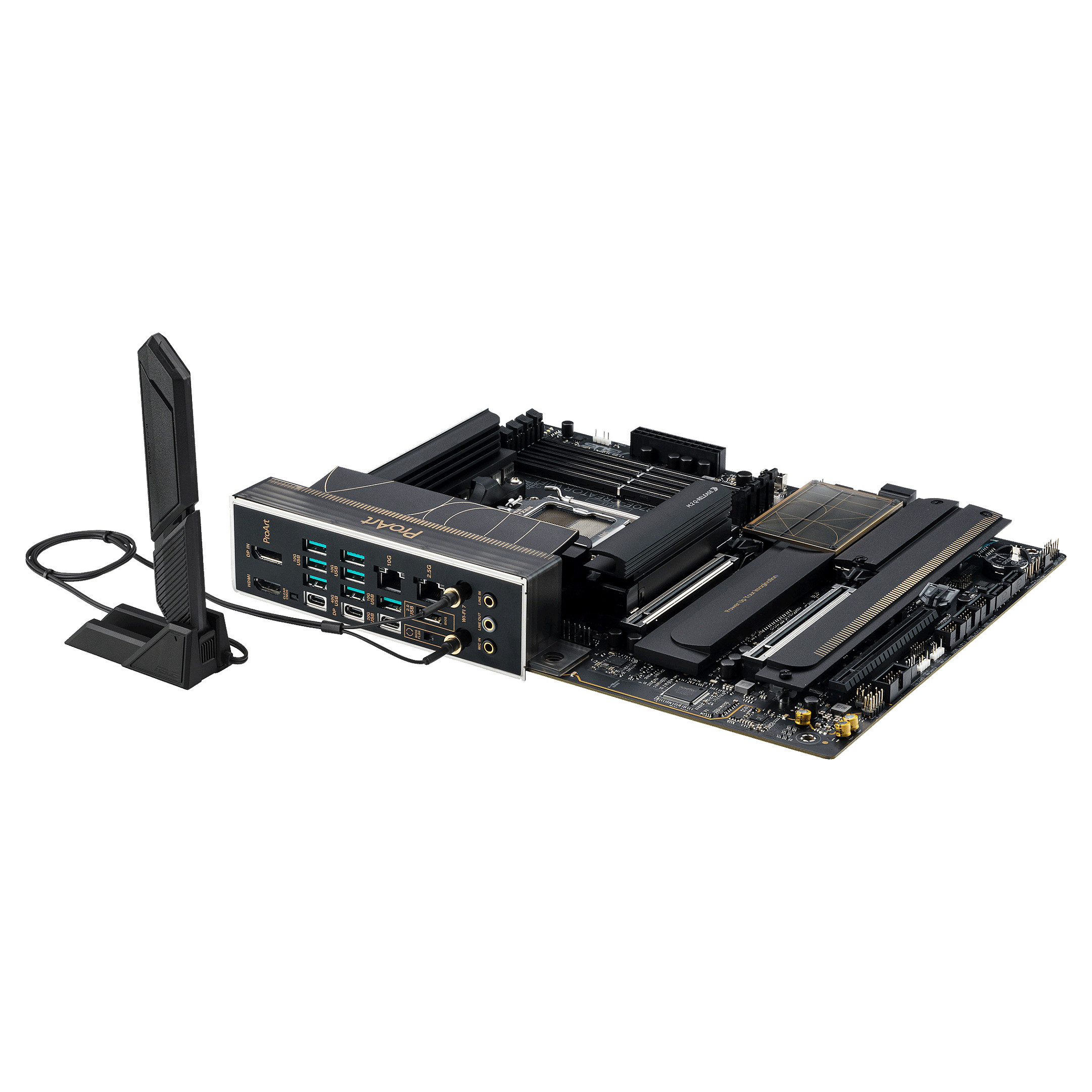 Pllakë Amë ASUS ProArt X870E-CREATOR WIFI / AMD AM5 / X870E / DDR5 / ATX / Wi-Fi 7 / 10GbE + 2.5GbE LAN - 10