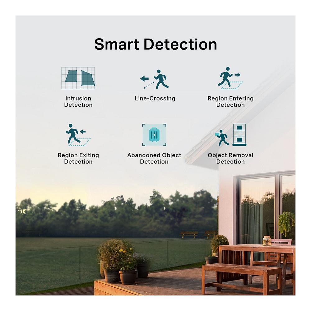TP-Link VIGI C540V – Kamerë IP 4MP Dual-Lens Varifocal Pan-Tilt, 3× Zoom, PoE, Full-Color, IP66, Bardhë/Zezë - 7