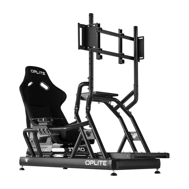 Mbajtëse për Monitor OPLITE R8 Single Monitor Mount Black / 1 Monitor / deri 32" / deri 8kg / VESA 75x75 & 100x100 / Rregullim Lartësie / Rotacion - Zezë - 3