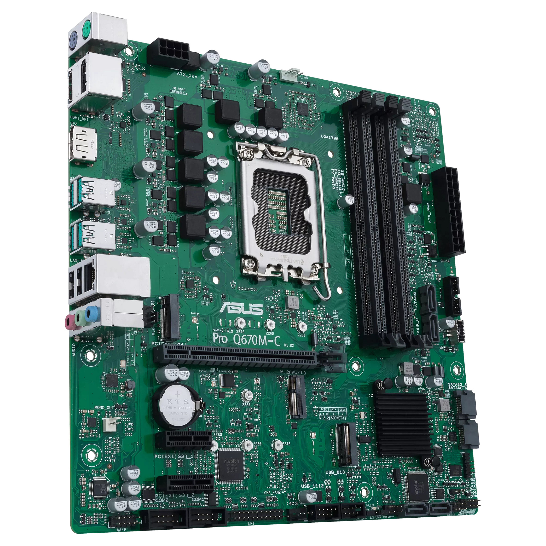 Pllakë Amë MB Intel 1700 ASUS PRO Q670M-C-CSM / LGA 1700 / DDR5 - 3