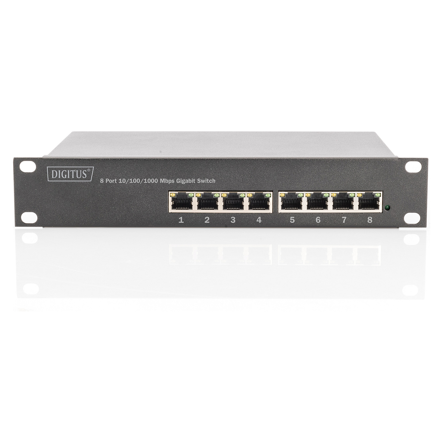 DIGITUS Switch 8-Port Gigabit 80W PoE Managed schwarz - 4