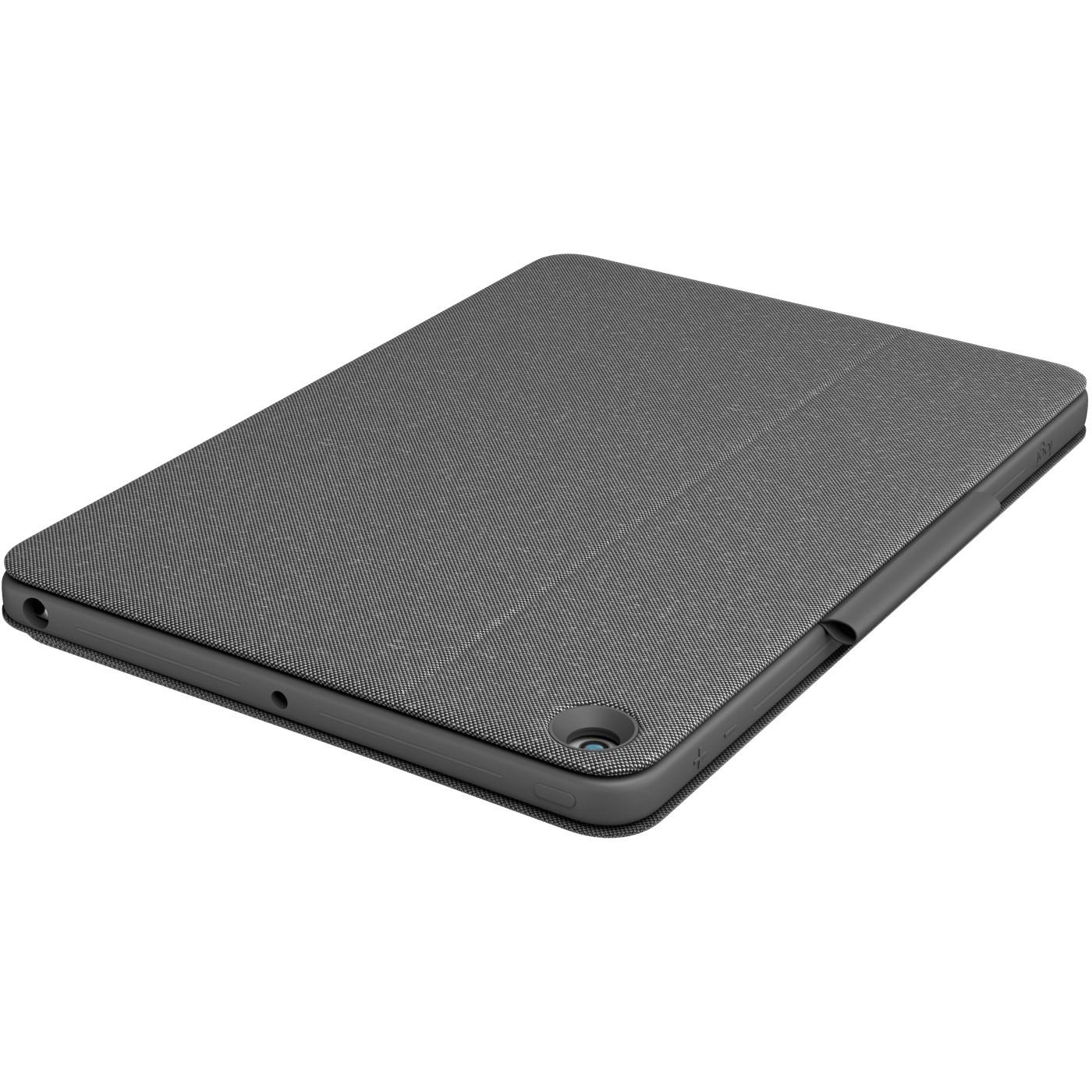 Aksesor për tablet Logitech Combo Touch / iPad 7., 8. & 9. Gjeneratë / Trackpad / Smart Connector / QWERTY / Backlit – Gri - 5