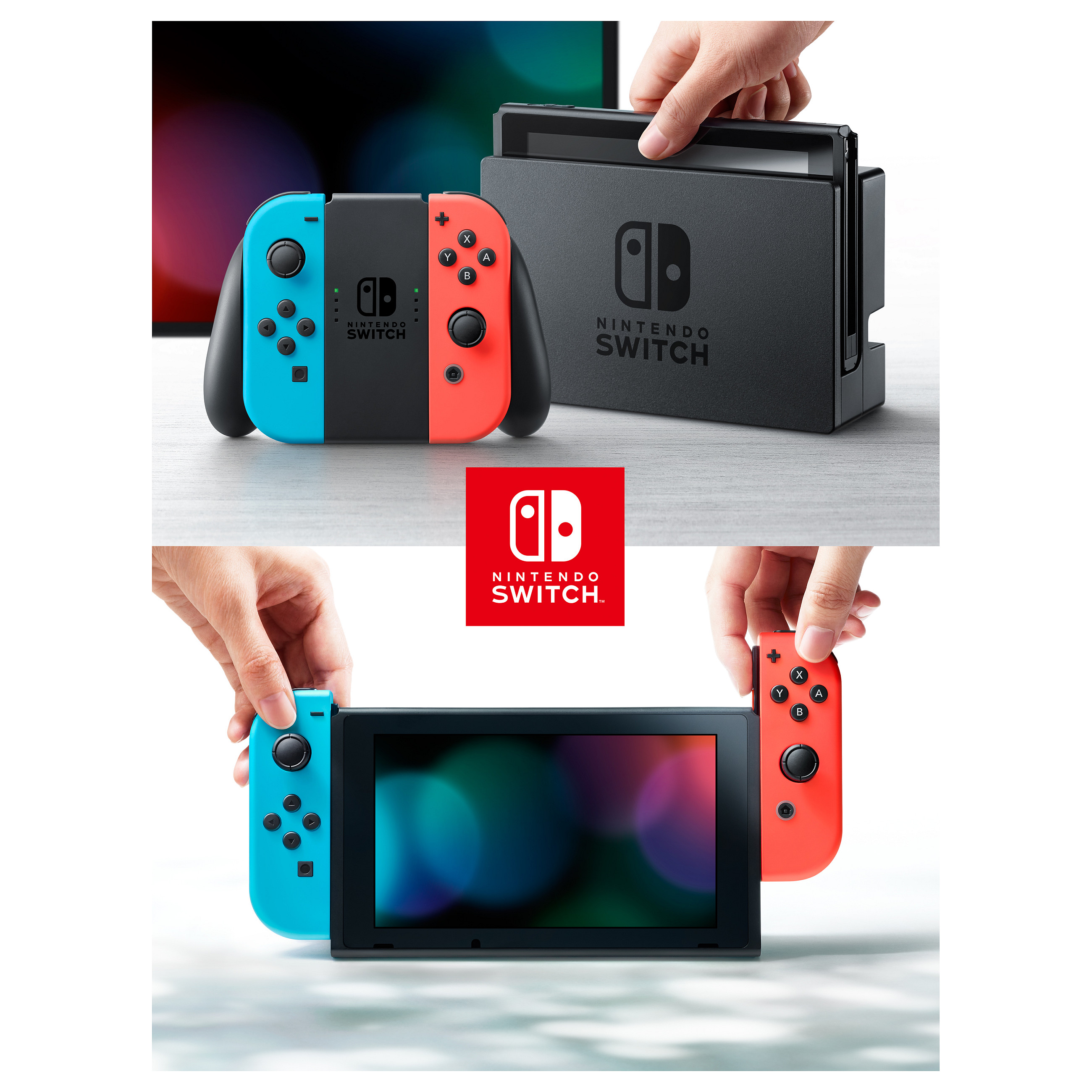 Konzolë Nintendo Switch - Kuq dhe blu - 5