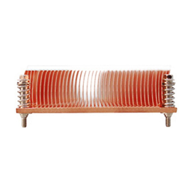 Ftohës për Procesor Inter-Tech G-129 / 1U / Pasiv / LGA1366 / 90×88×23.5mm – Bakër - 3