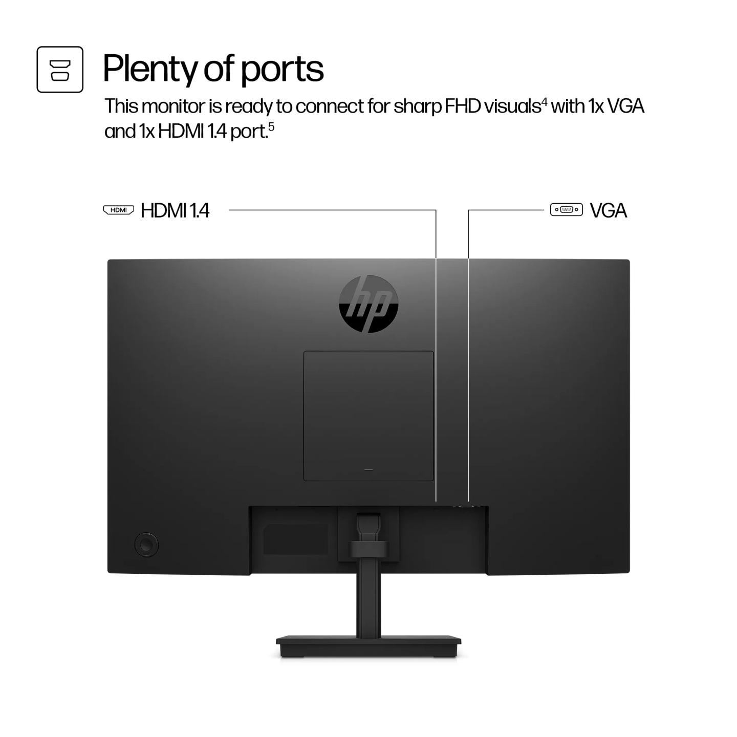 Monitor HP Series 3 Pro 324pv / 23.8" / Full HD VA / 100Hz / 5ms / HDMI+VGA - Zezë - 6