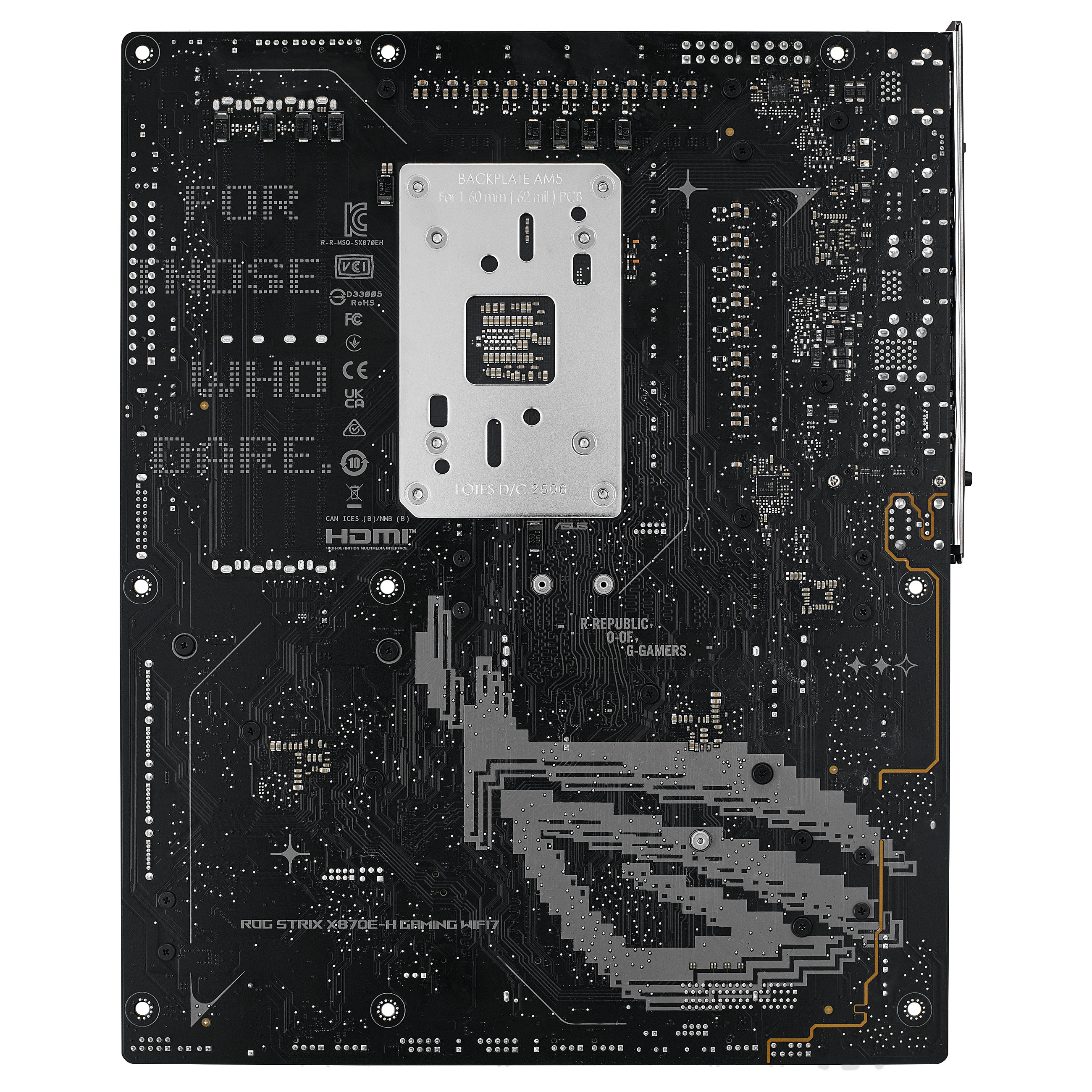 Pllakë Amë AMD AM5 ASUS ROG STRIX X870E-H Gaming WIFI7 / DDR5 / ATX / HDMI - 9