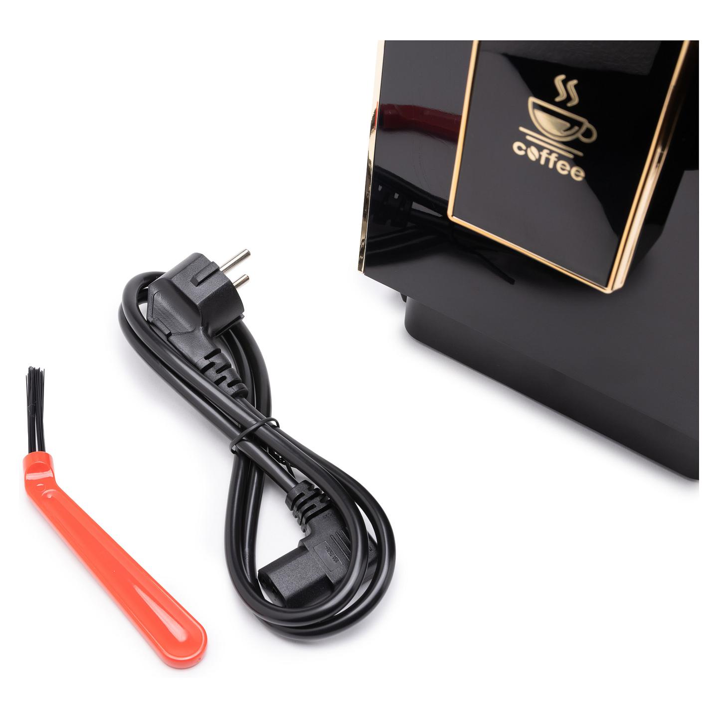Aparat për Kafe TORNADO TCM-9008A-GS, 1350 W, 20 bar, Mulli i Integruar, 1.5 L - Zezë/Ari - 7