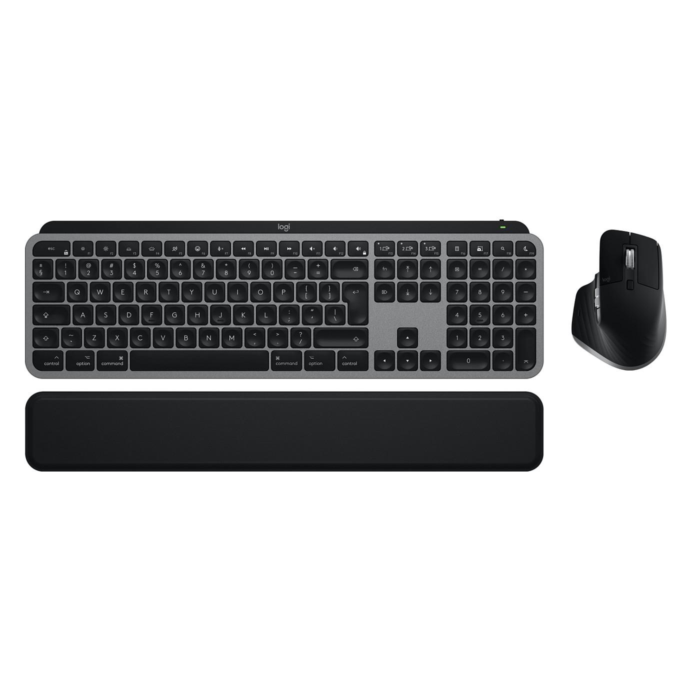 Combo (Tastierë & Maus) Logitech MX Keys S Combo for Mac / Wireless / QWERTY / US International / Scissor-Key / Backlit - Gri - 7