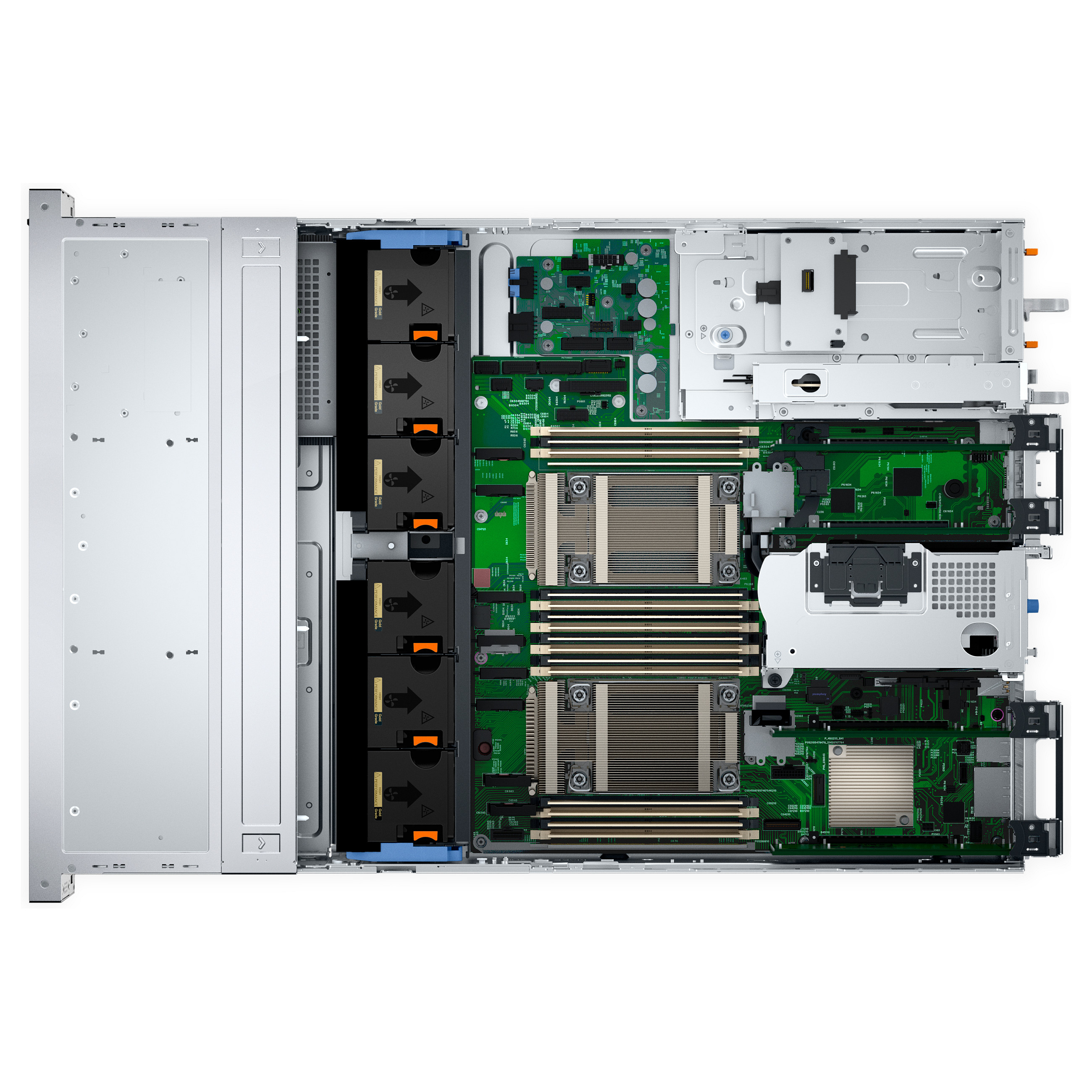 Dell PowerEdge R760xs Rack Server 2U – Intel Xeon Silver 4510, 32GB DDR5 ECC, 480GB SSD, Dual 1100W Redundant PSU - 7