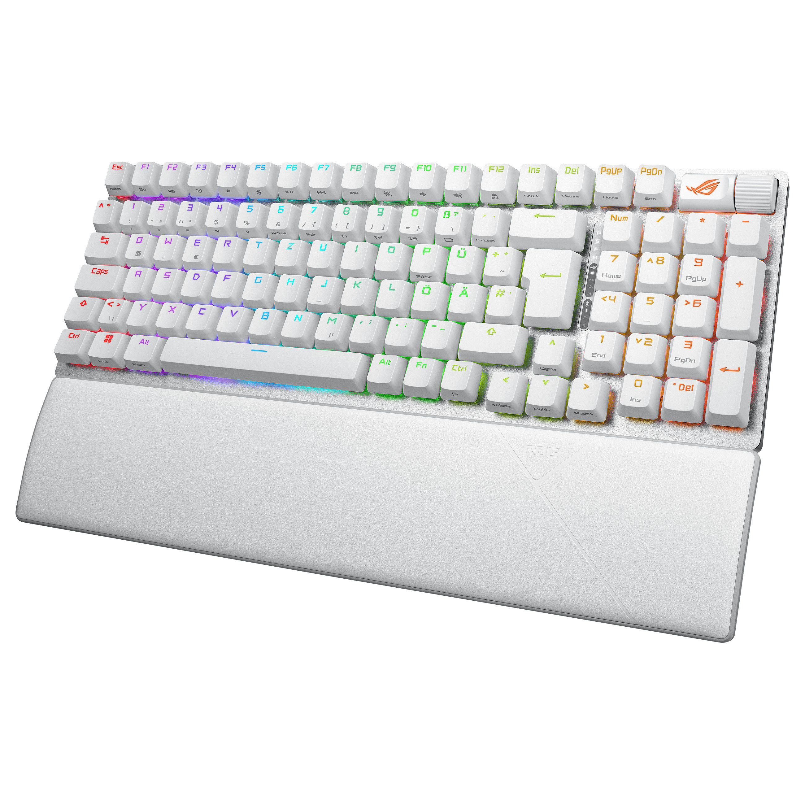 Tastierë Gaming ASUS ROG Strix Scope II 96 Wireless / QWERTZ - Bardhë - 2