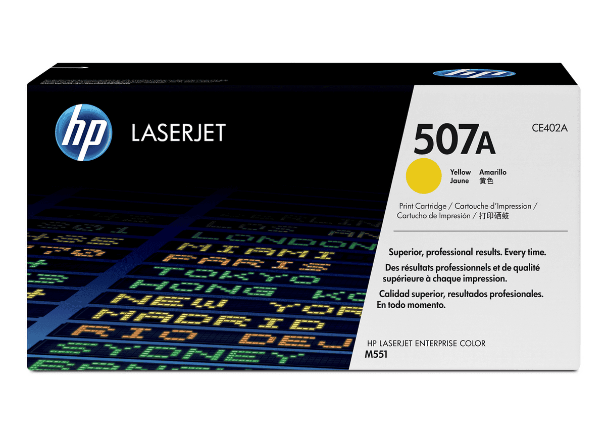 Toner HP 507A / CE402A – Verdhë - 1