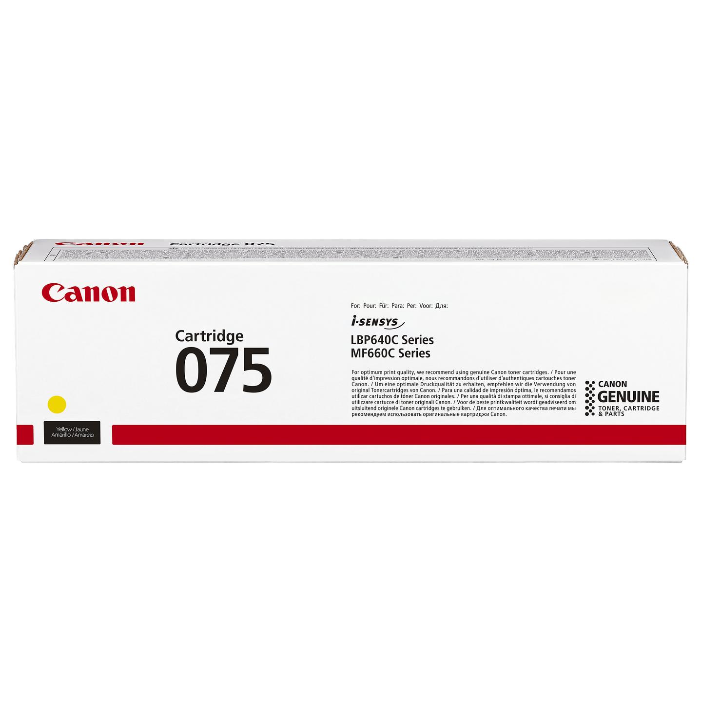 Toner Canon 075, 1,400 faqe - Zezë - 1