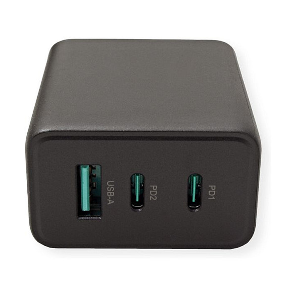Karikues VALUE 19.99.1096 / GaN / 65W / 2x USB-C / USB-A / PD - Zezë - 2