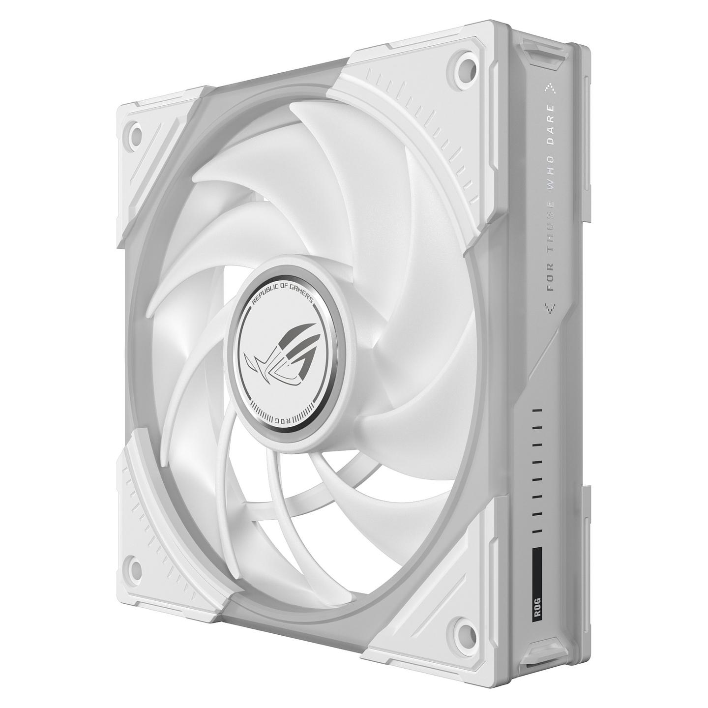 Ftohës për Kasë ASUS ROG Eurux GR120 ARGB, 120mm, PWM, 2600 RPM, 85 CFM, ARGB - Bardhë - 7
