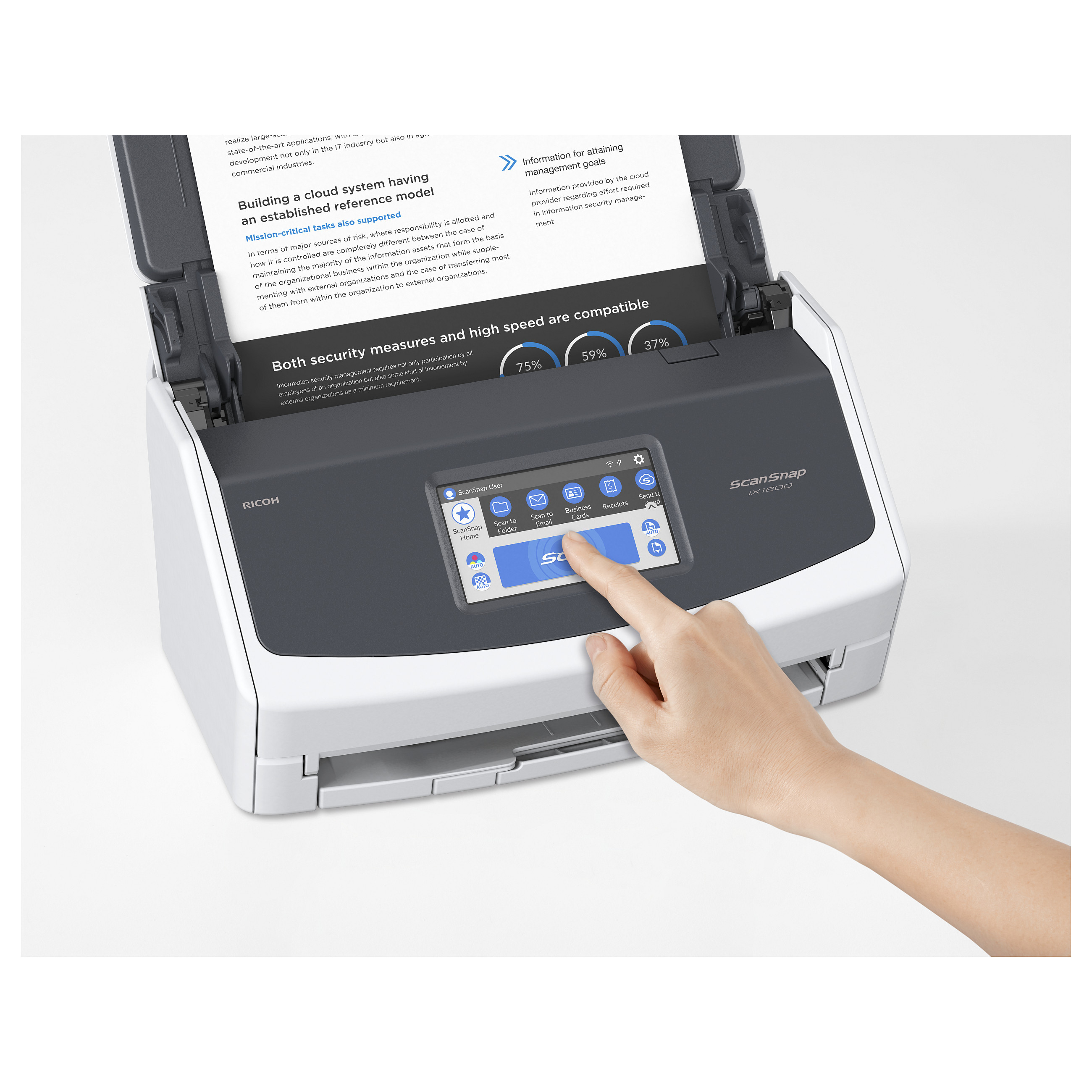 Fujitsu ScanSnap iX-1600 Dokumentenscanner 40S./Min. USB3.2 WLAN - 4