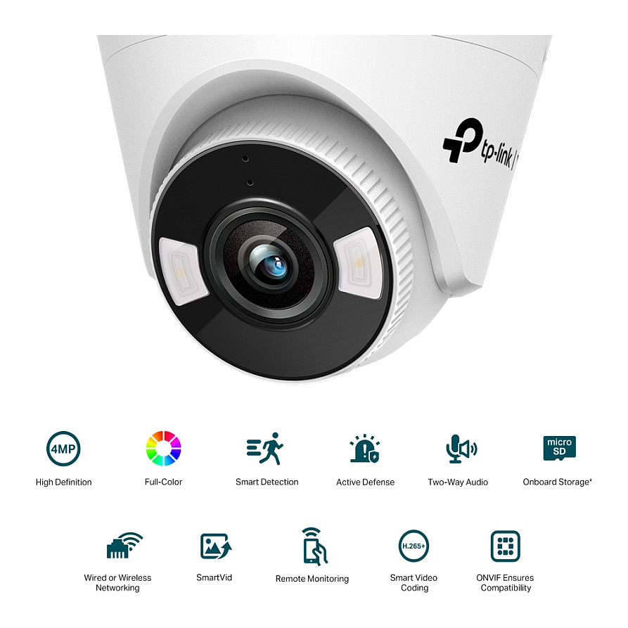 Kamerë Sigurie IP CCTV TP-LINK VIGI C440, 4mm, 4MP, Full-Color Turret - 2