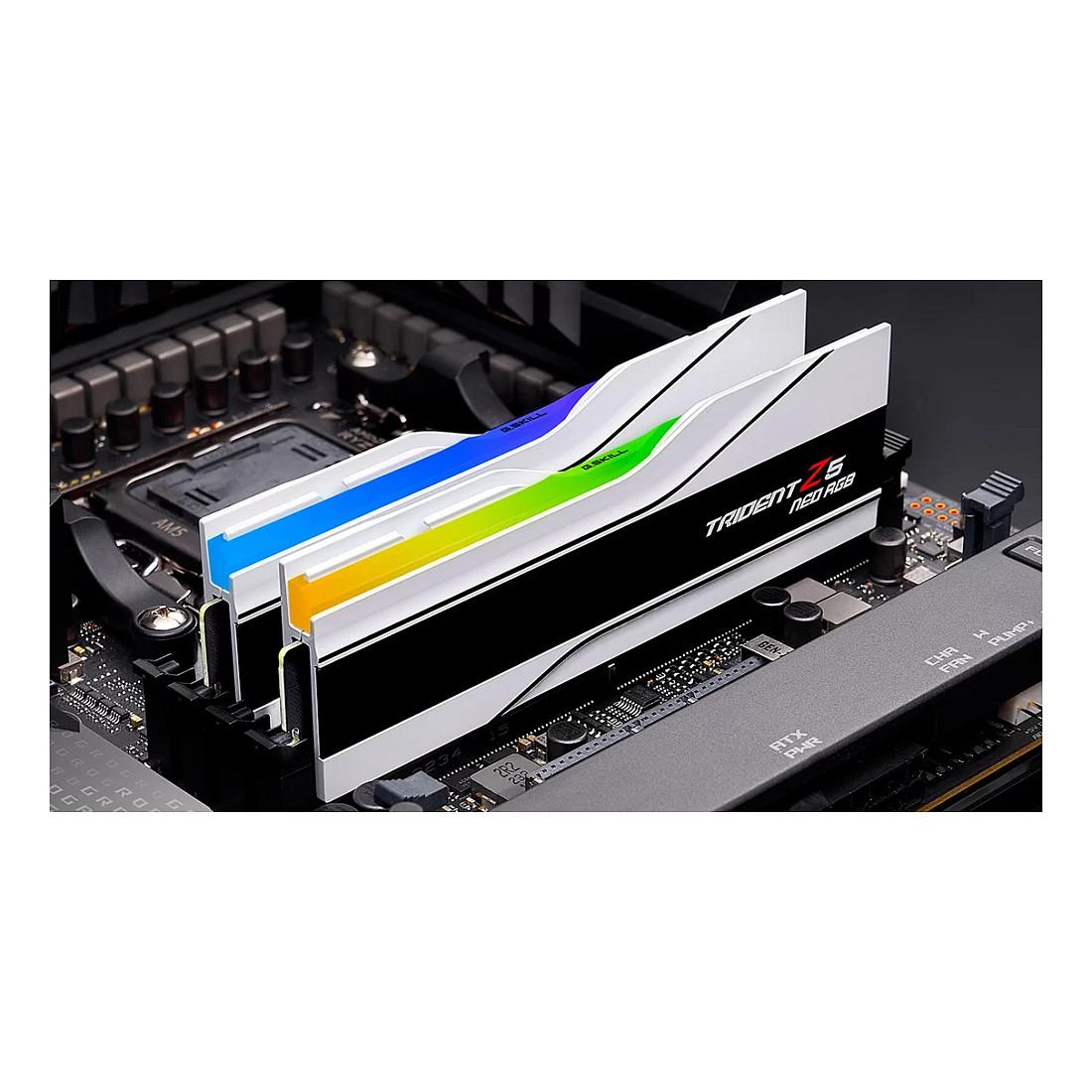 RAM Memorie DDR5 G.SKILL Trident Z5 RGB, 48GB (2x24GB), DIMM, 8400MT/s, CL40, Intel XMP 3.0 - Bardhë - 5