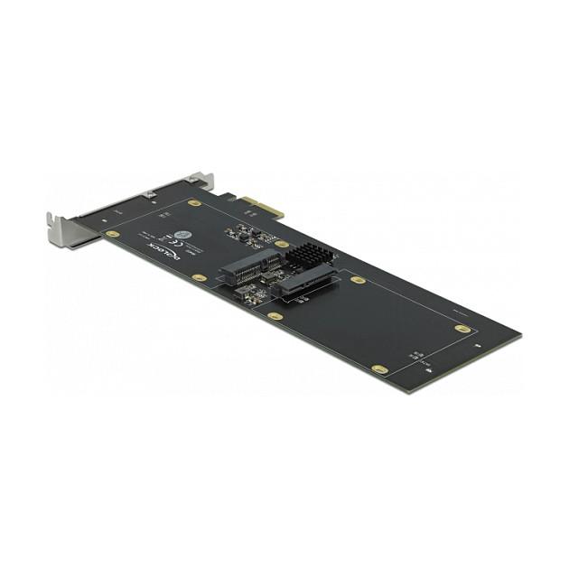 Kartë Zgjerimi PCI Express Delock 90433 / PCIe 2.0 x4 / 4x SATA 22-Pin / SATA 6Gbps / RAID 0, 1, 10, JBOD / HyperDuo - Zezë - 3