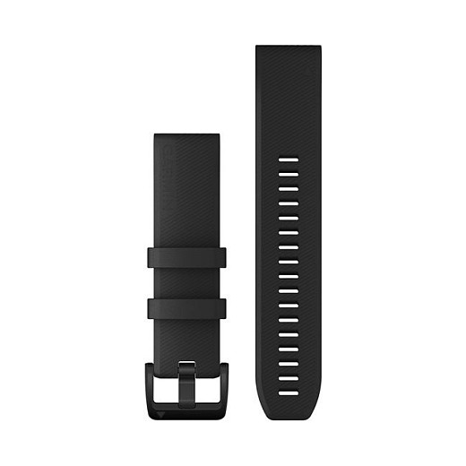 Rrip për Orë të Mençur Garmin QuickFit  / Silikon / 22 mm - E Zezë