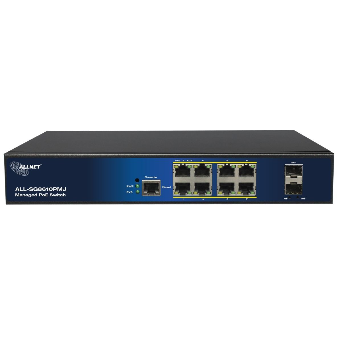 Switch ALLNET 8+2P ALL-SG8610PMJ POE M - 3
