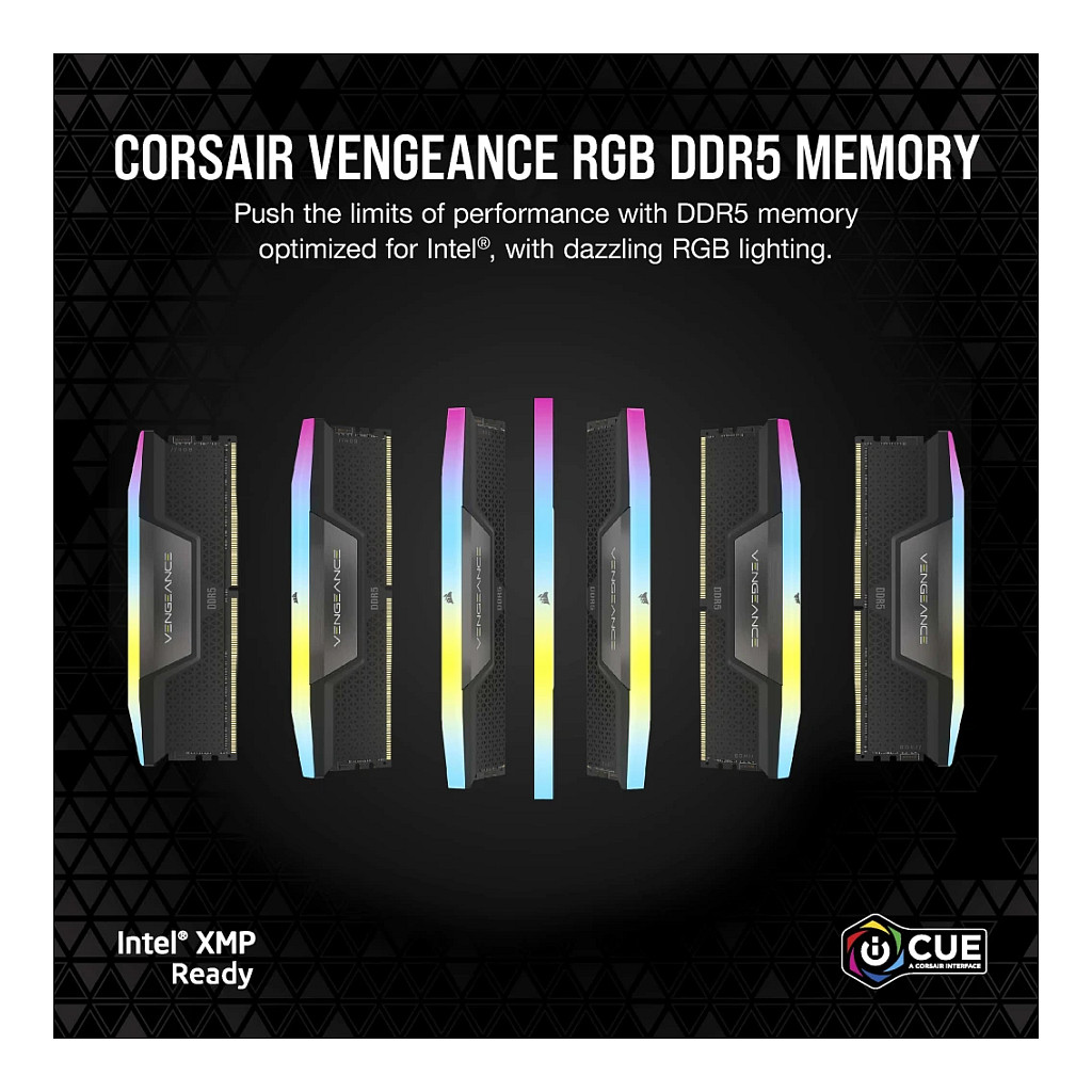 RAM Memorie DDR5 Corsair VENGEANCE RGB / 32 GB / 7000 MTs / CL40 / (2x16GB) - 7
