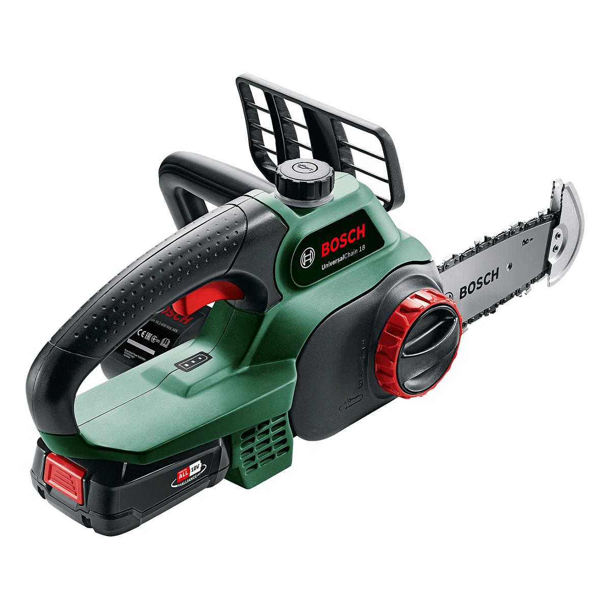 Sharrë me Zinxhir Bosch UniversalChain 18, 18V, 20cm, 4.5m/s - Gjelbër/Zezë