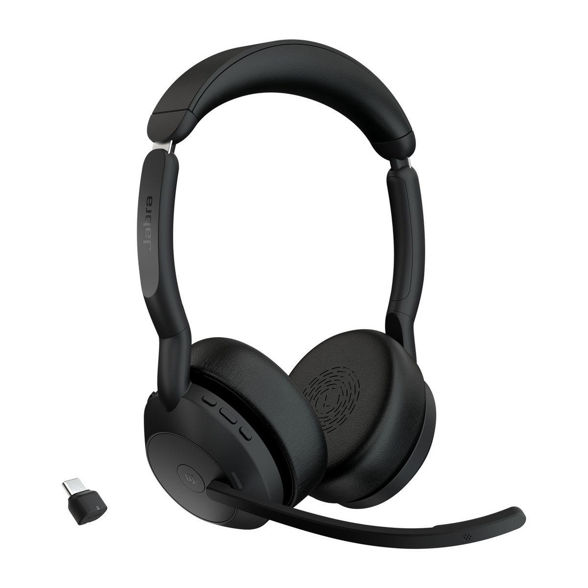 Kufje pa kabllo Jabra Evolve2 55 Link380c MS Stereo – Zezë - 1