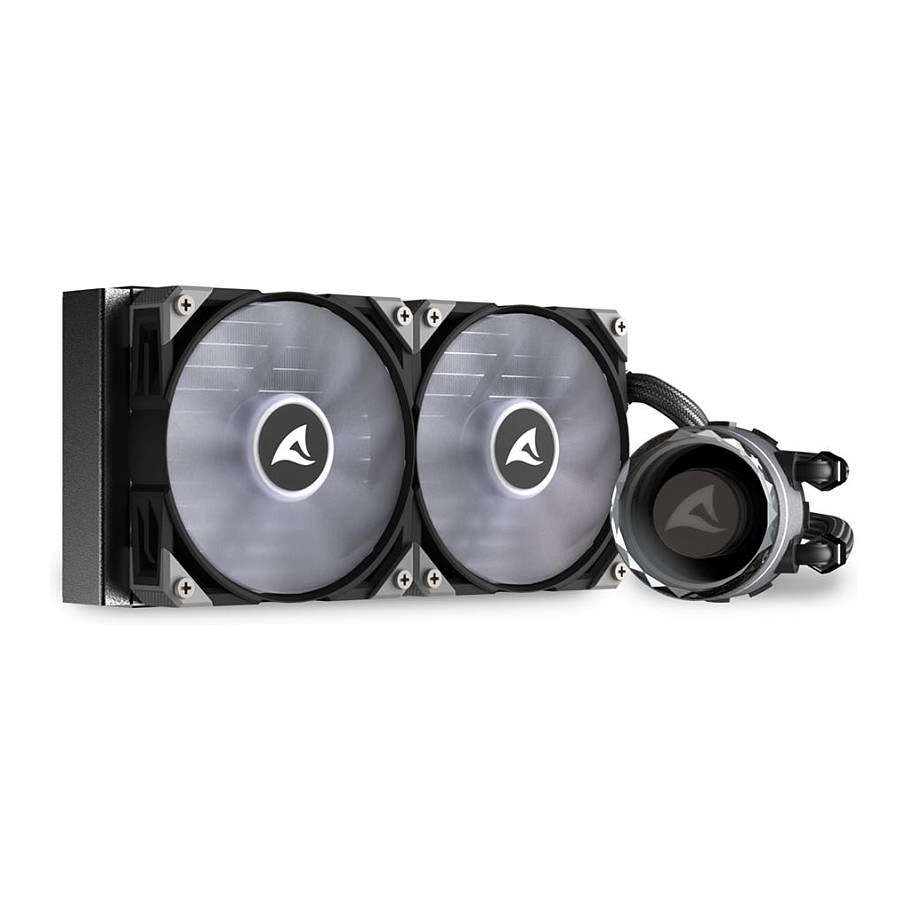 Ftohës për Procesor Liquid Sharkoon S80 RGB 2 240mm e zezë - 2