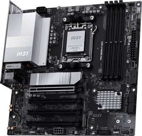 Pllakë Amë AMD MSI PRO B850M-P WiFi, mATX, AM5, B850, DDR5, WiFi - 2