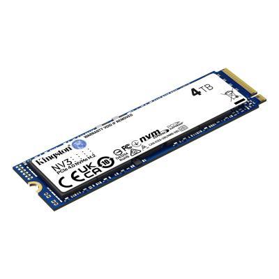 SSD e Brendshme Kingston NV3, 4TB, M.2 2280, PCIe 4.0 x4 NVMe, 6000/5000 MB/s