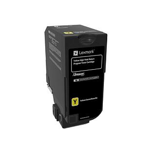 Toner Lexmark 84C2HY0, 16 000 faqe, Return Program, për CX725de, CX725dhe, CX725dthe - Verdhë