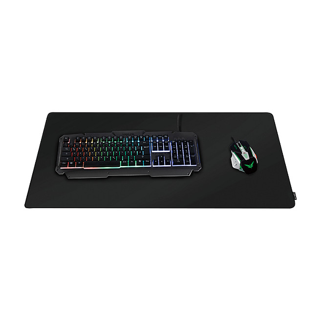 Mauspad Gaming LogiLink ID0198 / 890 x 435 x 2mm / Poliester / Anti-rrëshqitës / Skaje të qepura - Zezë - 3