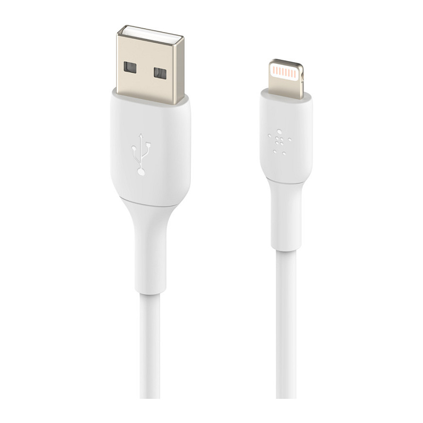 Kabllo Belkin CAA001BT1MWH / Lightning → USB-A / 1m – Bardhë - 2