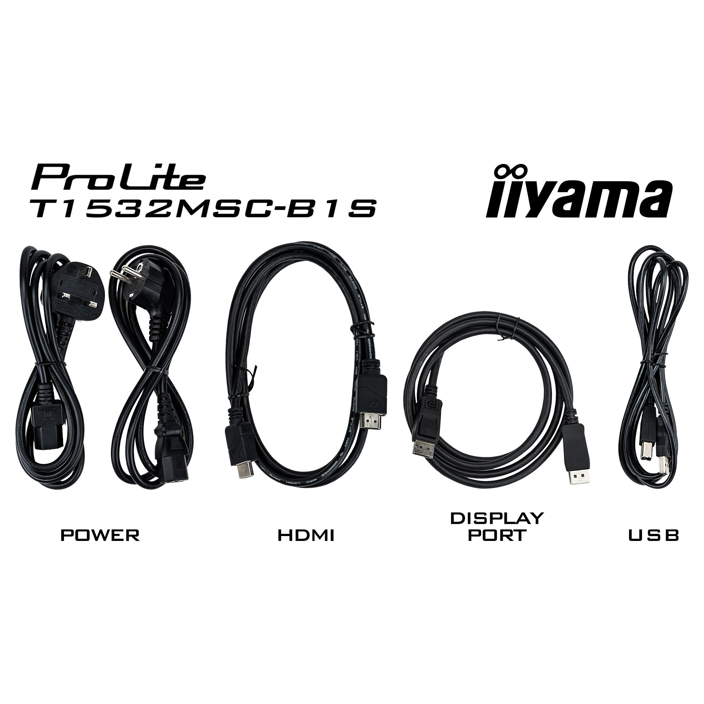 Monitor IIYAMA T1532MSC-B1S / 15″ / XGA TN LCD Touch / 8ms / USB + VGA + HDMI + DP - Zezë - 19