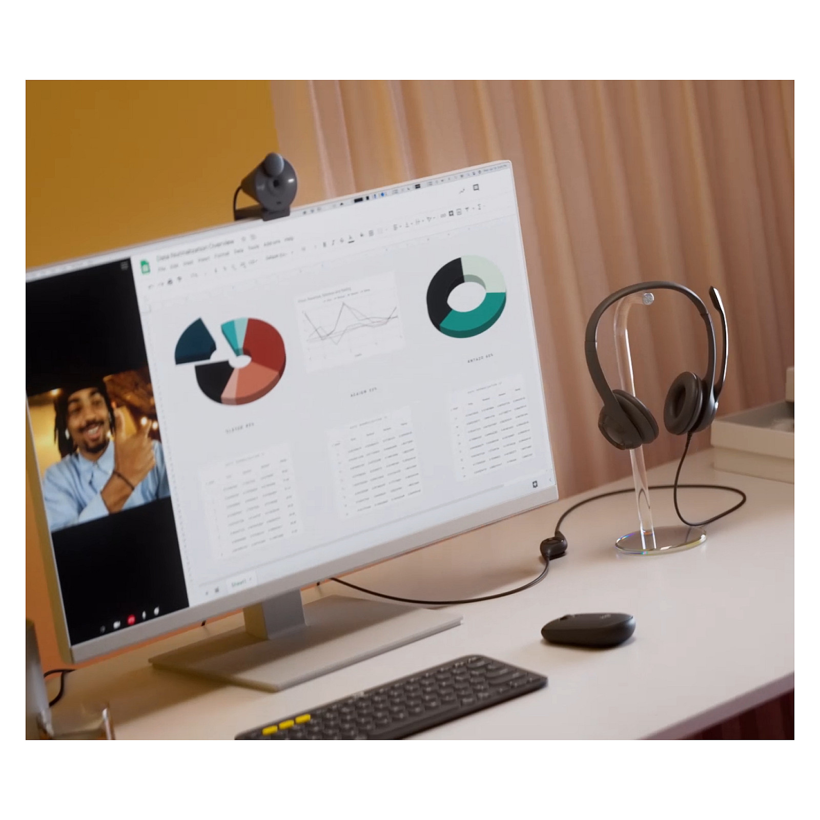 Kufje me kabllo Logitech H390 USB Stereo Headset - 7