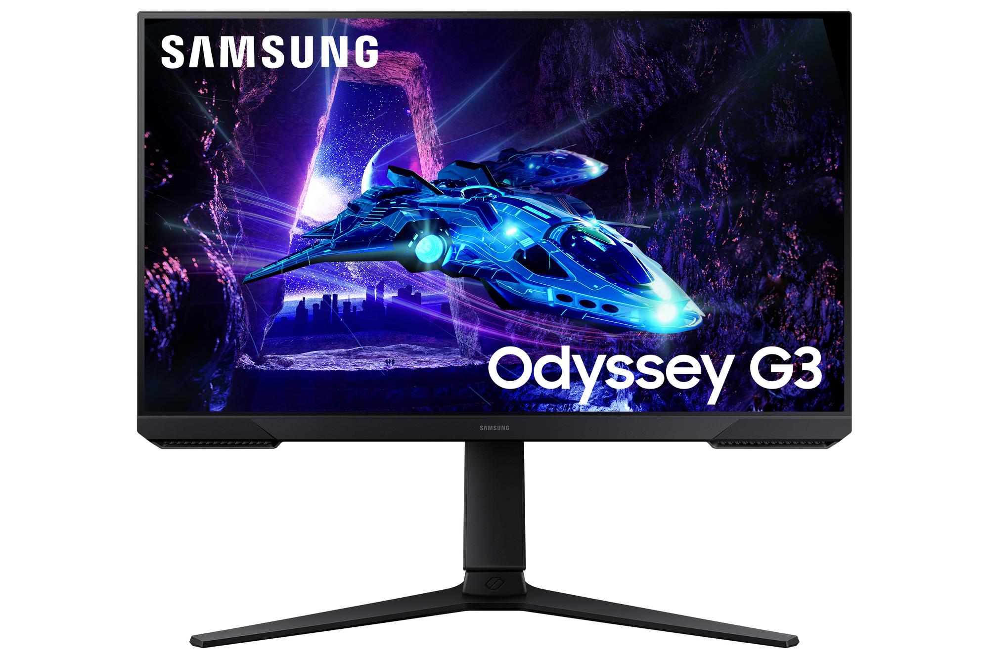 Monitor Gaming Samsung Odyssey LS24DG300EU / LS24DG300EUXEN / 24" / Full HD IPS / 180Hz / 1ms / HDMI+DisplayPort - Zezë