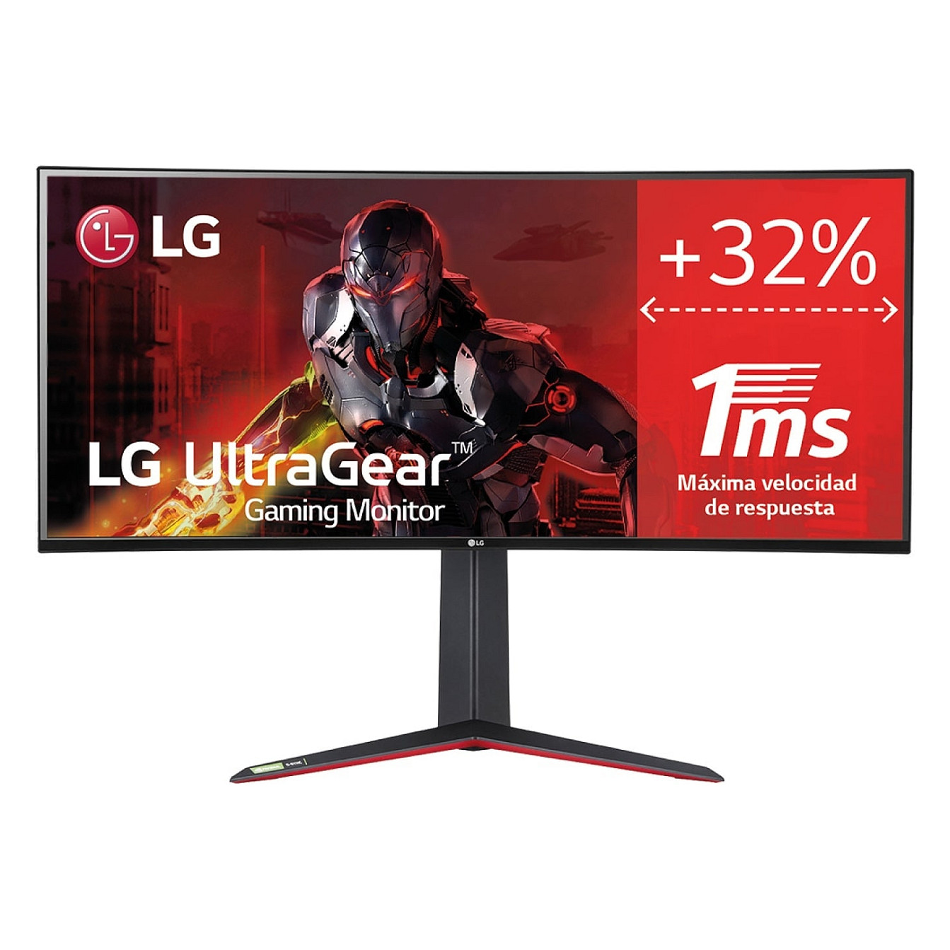 Monitor Gaming LG UltraGear 34GN850P-B / 34" / UltraWide QHD Nano IPS Curved / 160Hz / 1ms / HDMI+DP+USB - Zezë