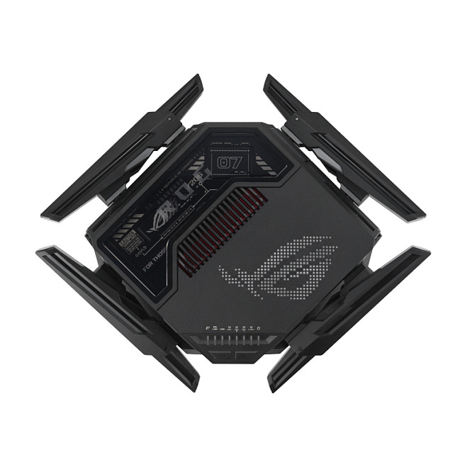 ASUS ROG Rapture GT-BE98 Quad-Band Wi-Fi 7 Gaming Router – BE25000, 10G Ethernet, AiMesh - 9