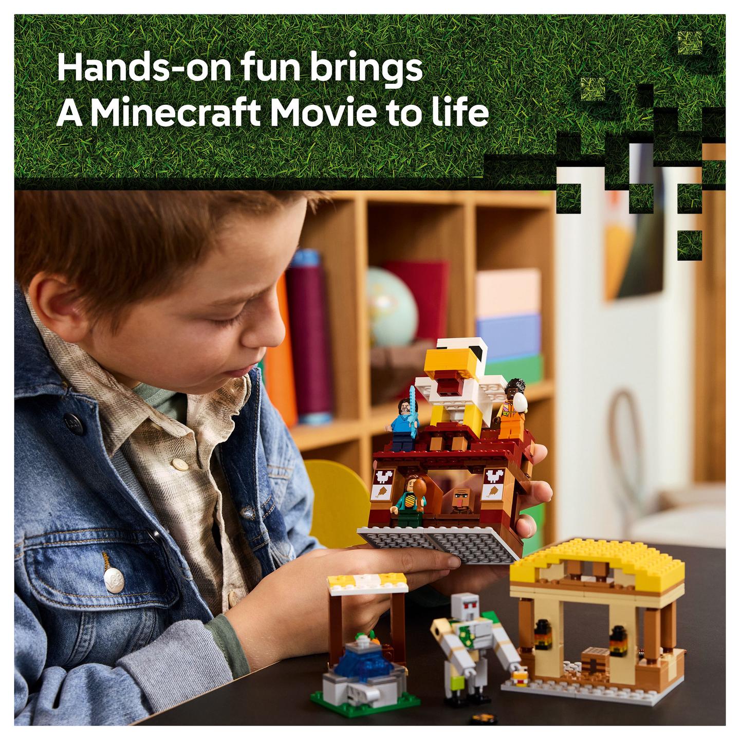 LEGO Minecraft The Ghast Balloon Village Attack - 28