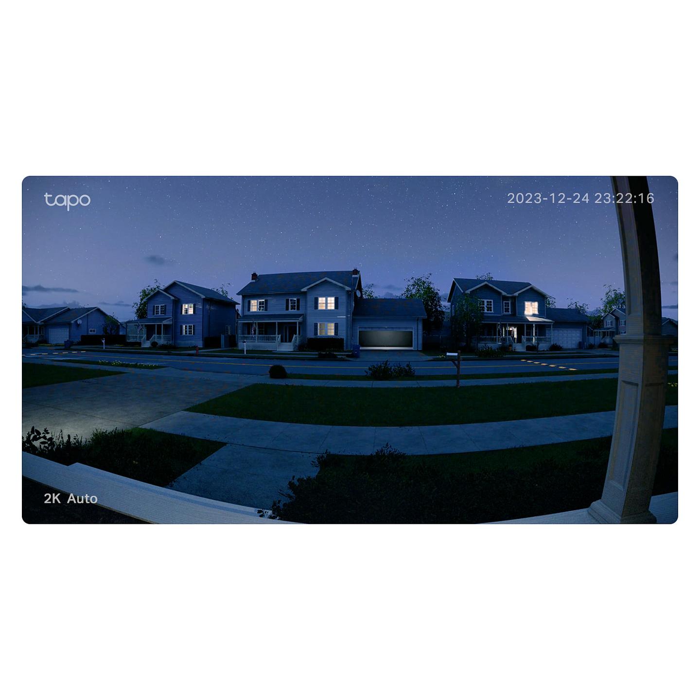 Kamera Sigurie IP CCTV TP-Link Tapo D210, 2K 3MP, 2304 × 1296, Wi-Fi, 160°, IP65, Bateri 180 Ditë - Bardhë - 6