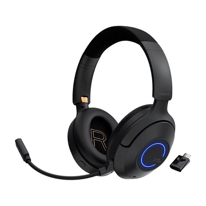 Kufje pa kabllo Creative Zen Hybrid Pro Classic / Over-Ear / Bluetooth LE Audio / ANC / BT-L3 / Mikrofon – Zezë - 1