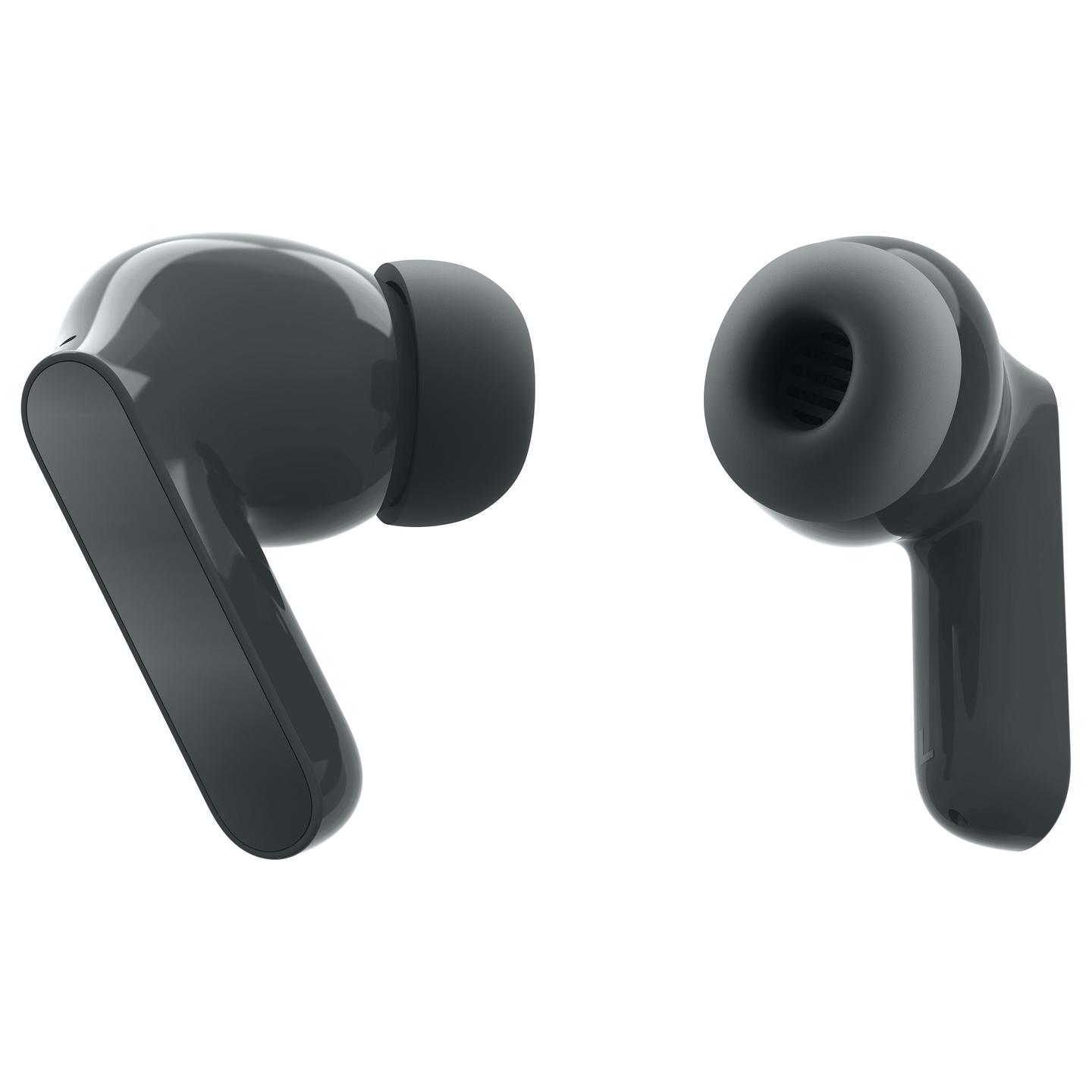 Kufje pa kabllo Motorola Moto Buds Bass / Bluetooth 5.3 / 12.4mm / ANC / Hi-Res Audio - Dark Shadow - 4