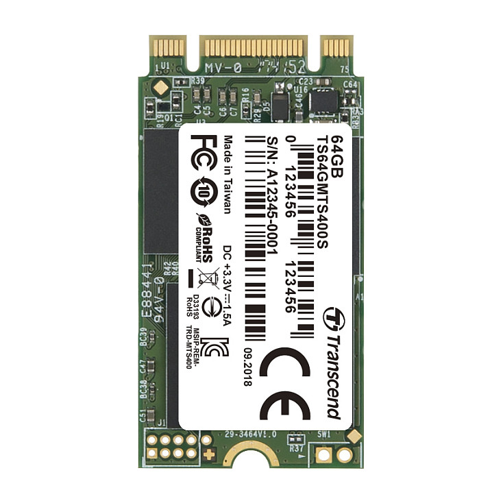 SSD e Brendshme TRANSCEND 64GB M2 2242 SATA MLC - 2