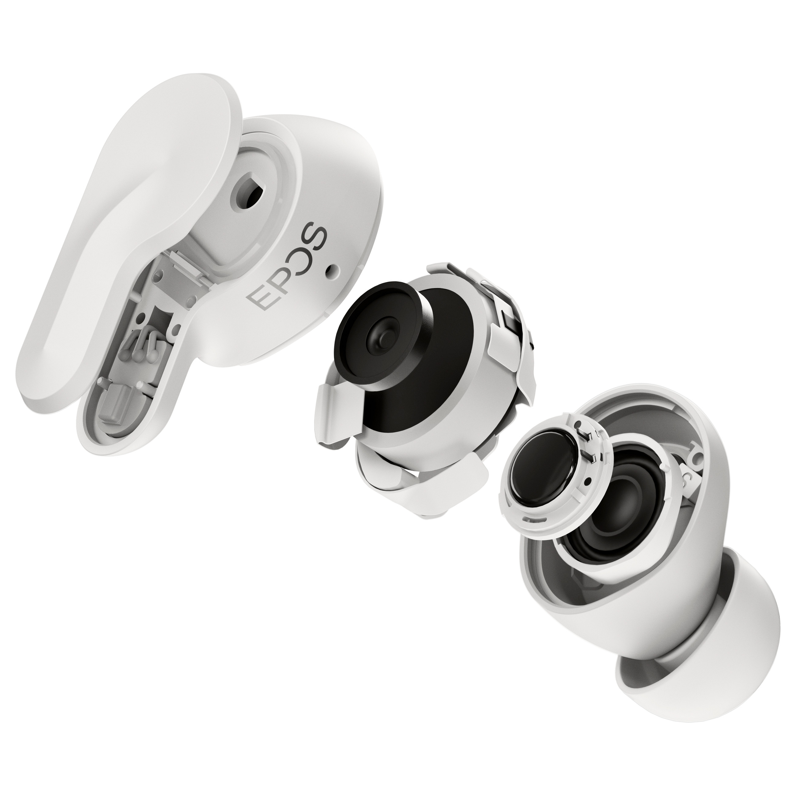 Kufje pa kabllo EPOS ADAPT E1 / Bluetooth / TWS / ANC / Business Headset / 3 Mikrofona – Bardhë - 6