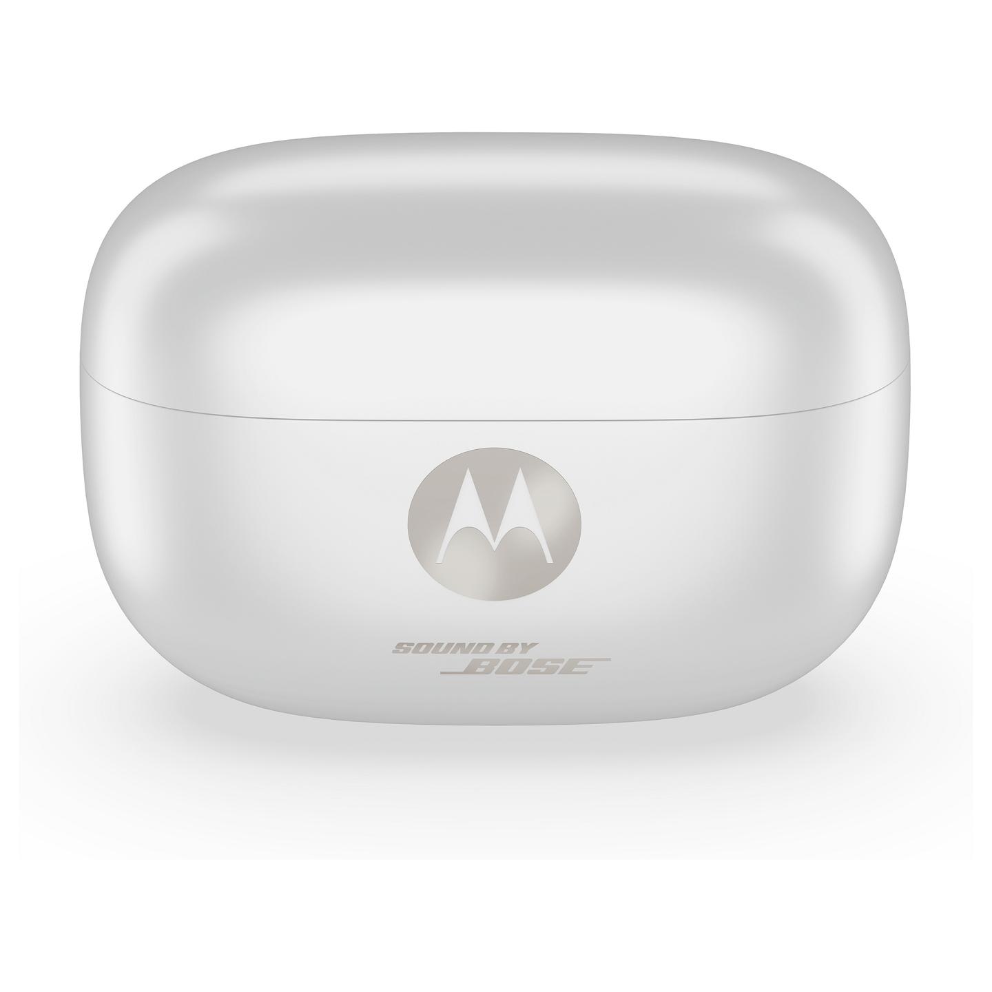 Kufje pa kabllo Motorola moto buds 2 plus / Sound by Bose / 11 mm + Knowles / Bluetooth 6.0 / ANC / LHDC4 + LHDC5 / 40 orë - Bardhë - 5