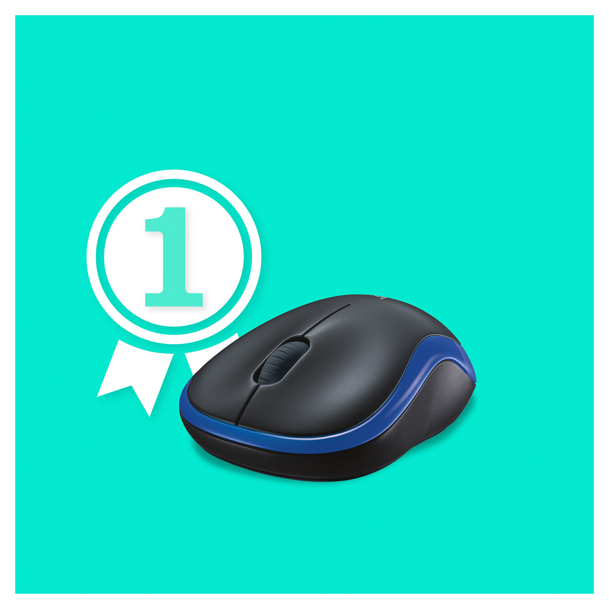 Maus Logitech M185 / Wireless / i kaltër, i zi - 2