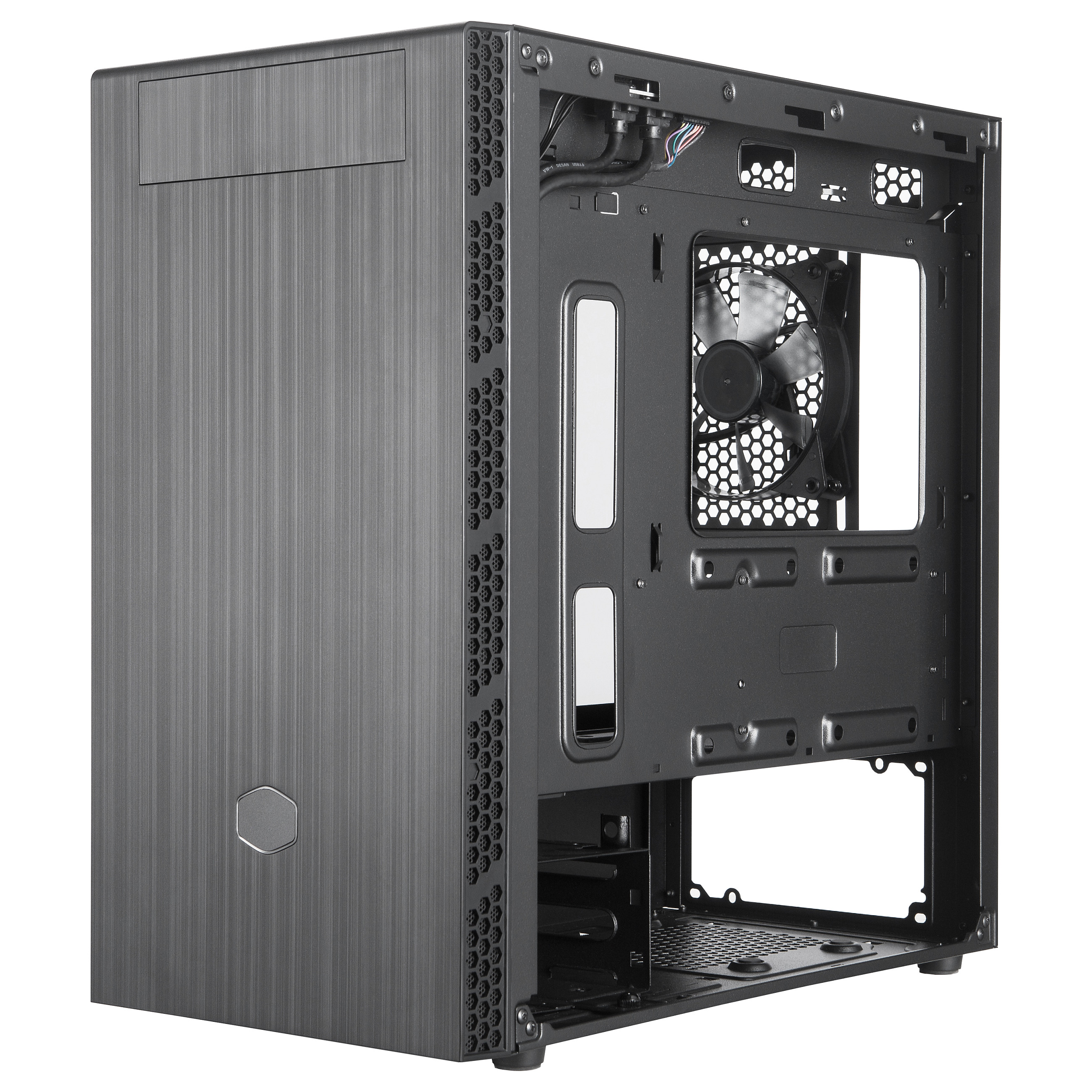 Kasë PC Cooler Master MasterBox MB400L / Tower / Micro ATX / 5x Fan Support / Steel / 280mm Radiator - Gri - 10