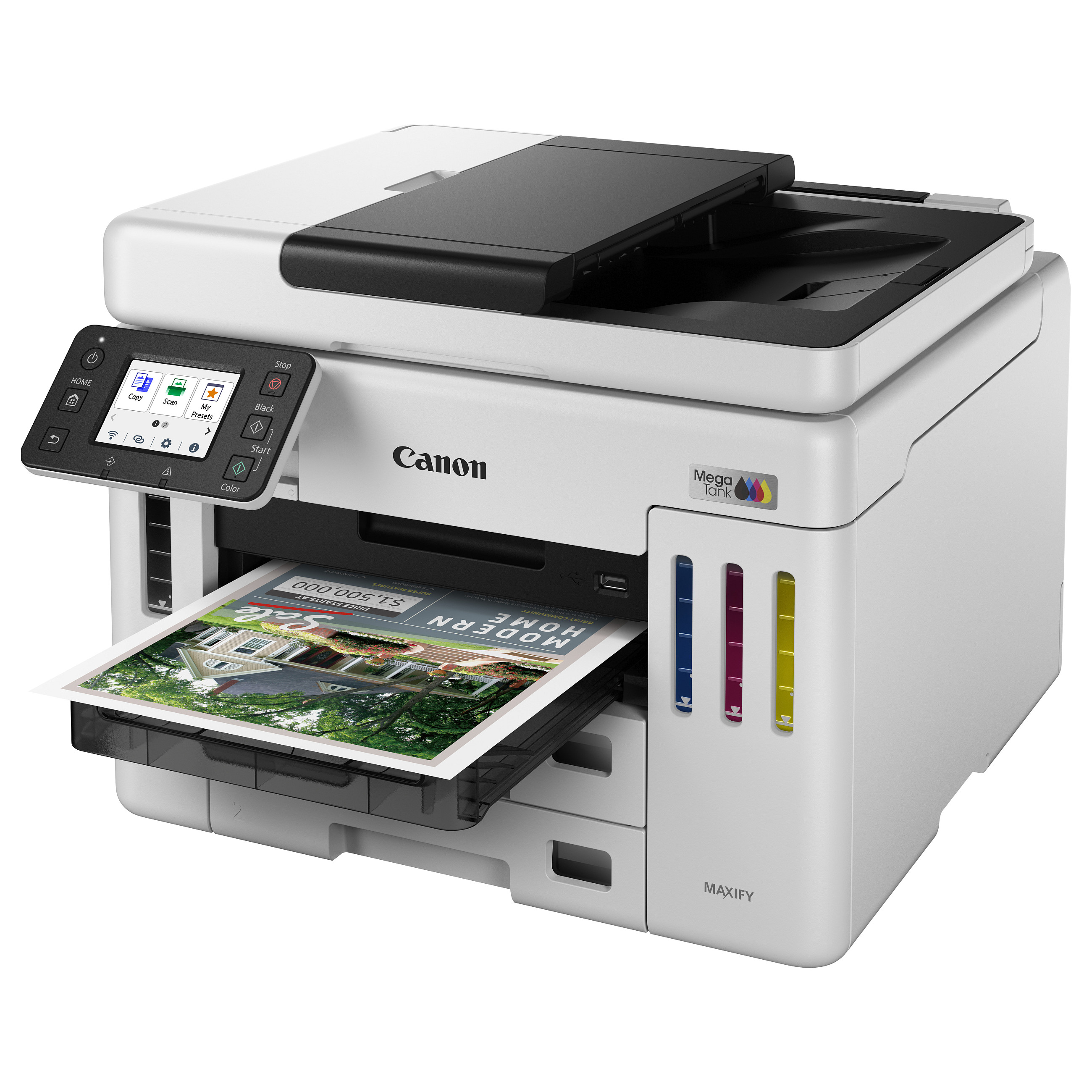 Printer Inkjet Canon MAXIFY GX7150 MegaTank / Color / 4-in-1 - Bardhë / Zezë - 8