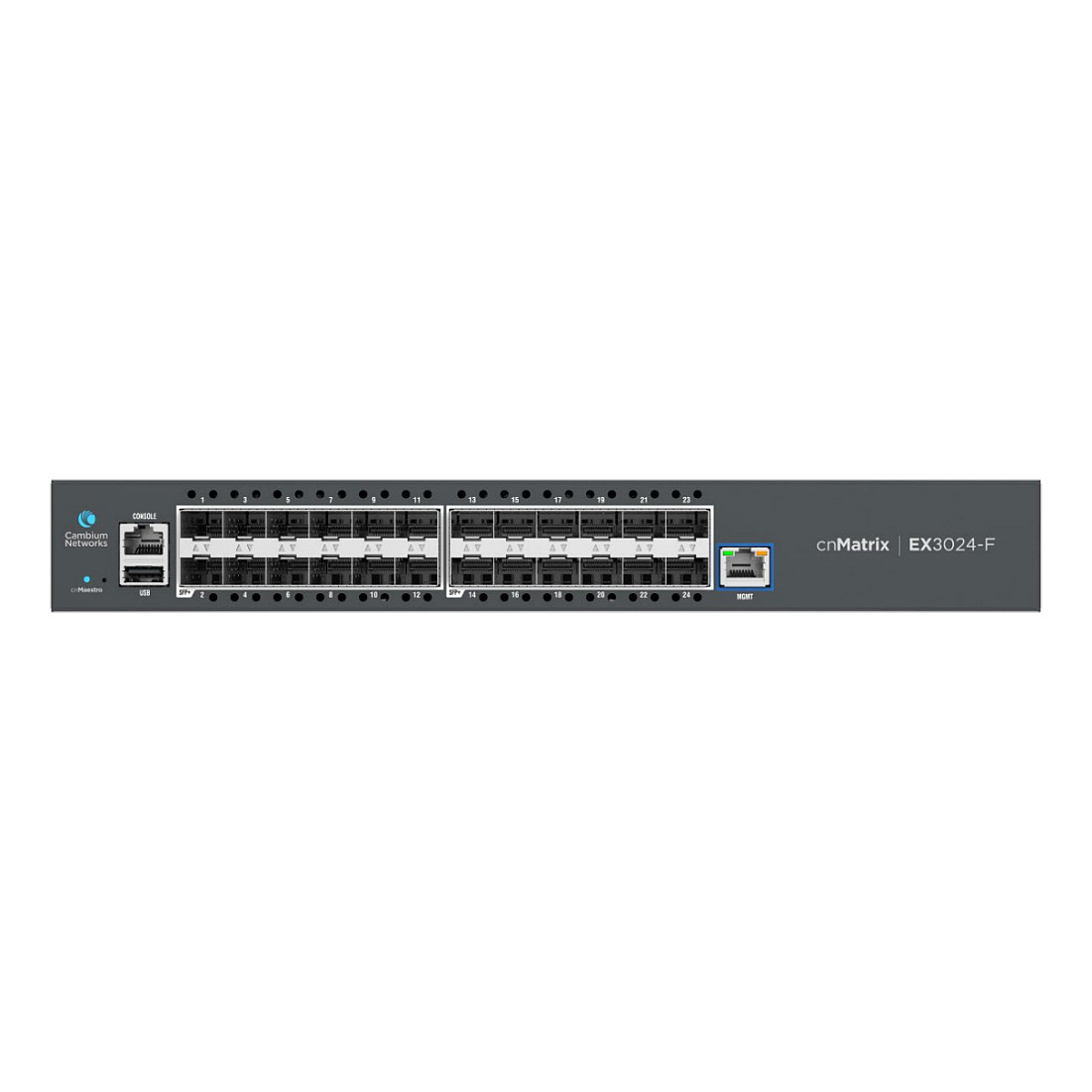 Cambium cnMatrix EX3024F 24x 10G SFP+ Fiber Switch – 480Gbps Enterprise Aggregation Switch L2/L3 - 1