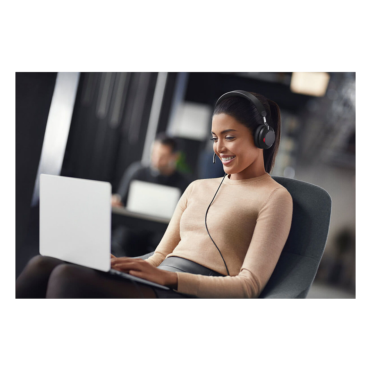 Kufje me kabllo Jabra Evolve2 40 SE / USB C/A / UC Stereo - Zezë - 4